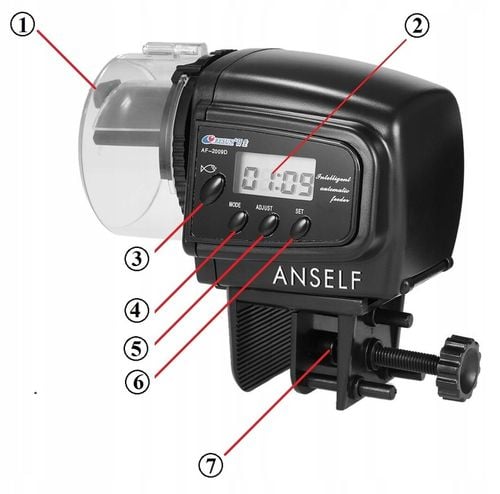 AUTOMATYCZNY KARMNIK DLA RYB LCD DOZOWNIK KARMIDŁO na Arena.pl