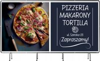 BANER REKLAMOWY 100x50cm różne wzory PIZZA MAKARONY TORTILLA restauracja