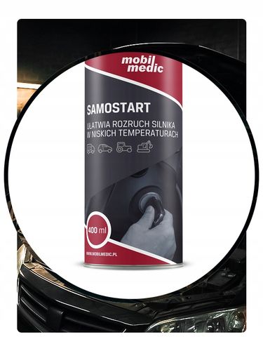 SAMOSTART MOBIL MEDIC STARTER PREPARAT DO URUCHOMIENIA SILNIKA SPRAY 400 ml na Arena.pl