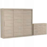 Zestaw ALBA II Szafa 250 Komoda FRIDA 01 135 półki SONOMA PRODUCENT
