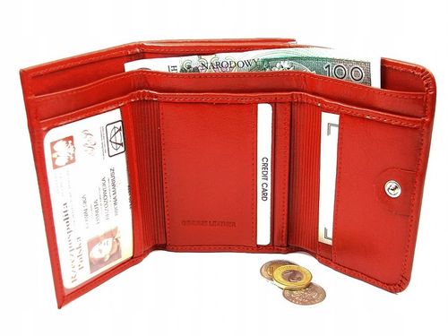 Zgrabny portfel damski ANDRUS - solidna SKÓRA Naturalna - 2 lata gwarancji na Arena.pl