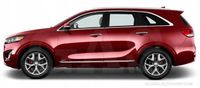KIA SORENTO - Listwy CHROM na drzwi boczne chromowane