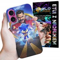 ETUI CASE DO IPHONE 16 PLUS - SONIC SONIK WZORY Z BAJEK MARIO PLECKI