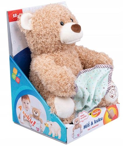Dumel INTERAKTYWNY MIŚ ZABAWA w A-kuku PLUSZAK ma RUCHOME ŁAPKI i PYSZCZEK na Arena.pl