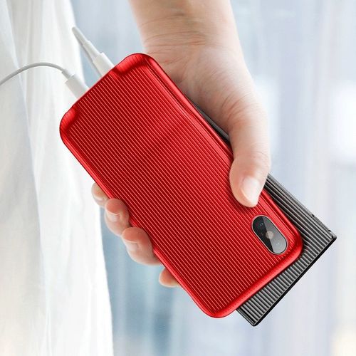 Etui Z Adapterem Audio Baseus Audio Case Do Iphone X (Czerwone) na Arena.pl