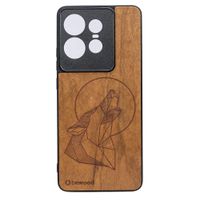 Drewniane Etui Bewood do Motorola Edge 50 Pro WILK IMBUIA