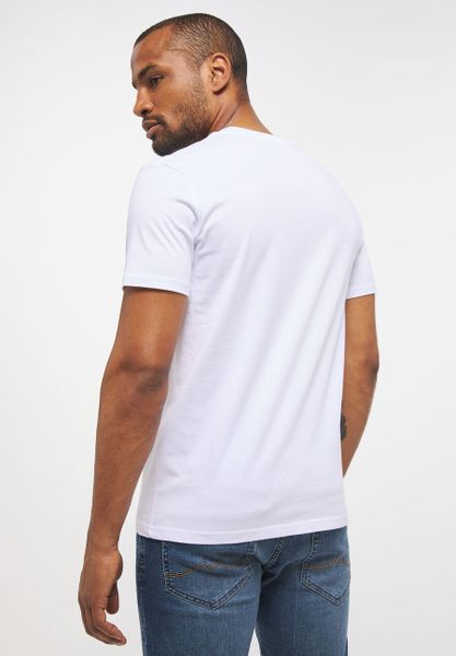 MUSTANG Style Alex C LOGO Tee MĘSKI T-SHIRT KOSZULKA NADRUK LOGO General White 1013221 2045 3XL zdjęcie 2