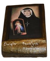 Ikona Święta Siostra Faustyna Kowalska apostołka Bożego Miłosierdzia