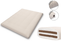 Materac 160x200 z kokosem - Pascall Futon Medium Duo Coco - Ecru