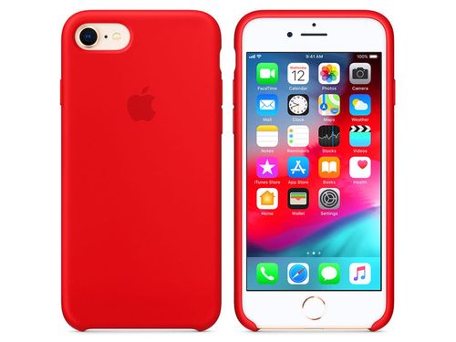 Etui Apple silicone case iPhone 8/7 MQGP2ZM/A Red na Arena.pl
