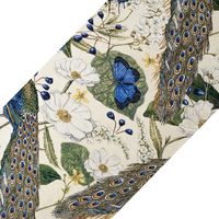 Bieżnik na ławę gobelinowy Paw Biały 100cm