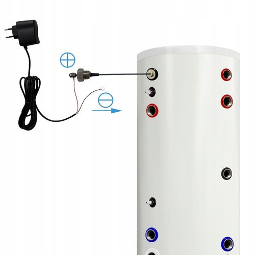 Anoda tytanowa 220mm anoda 1/2 do zbiornika bojler zasobnik CWU 100mA na Arena.pl