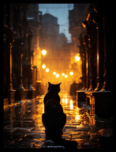 Plakat 30x40cm Samotna Wędrowczyni na Arena.pl