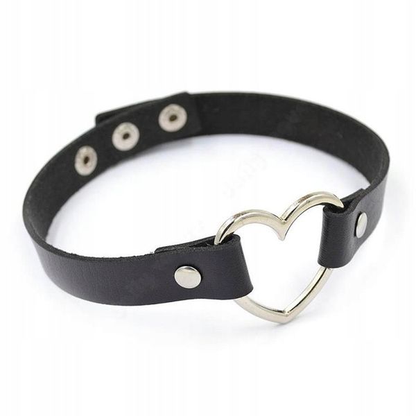 Modny choker Punk Gothic Steam Punk czarny zdjęcie 1