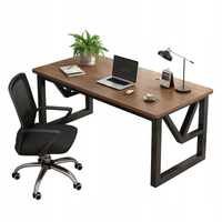 Biurko komputerowe nowoczesne ciemny buk loft 120 cm