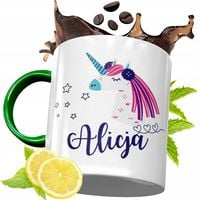 Kubek Zielony Dla Dziecka Dzień Dziecka Na Prezent Z Nadrukiem Ze Zdjęciem