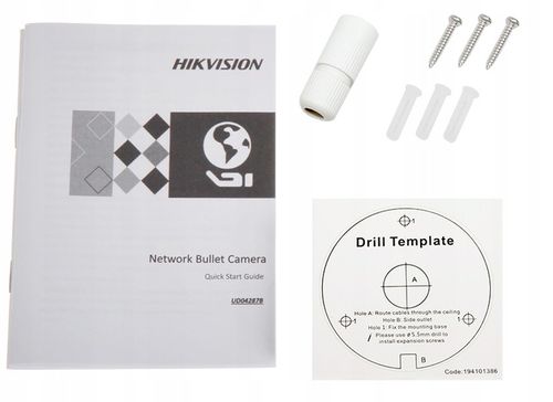 ZEWNĘTRZNA KAMERA 4Mpx HIKVISION IP PoE IR30 H.265 na Arena.pl