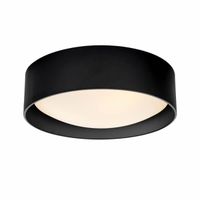 Lampa sufitowa do jadalni VERO 30686302 Kaspa okrągła metalowa czarna biała