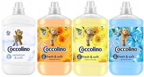 zestaw 4 płynów coccolino core mix 4 x 1700ml na Arena.pl