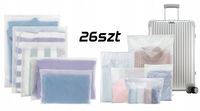 ZESTAW 26szt WORECZKI WORKI DO BAGAŻU PAKOWANIA ORGANIZERY DO TORBY
