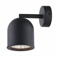 Ścienny kinkiet metalowy SPARK 50940102 Kaspa regulowana tuba czarna