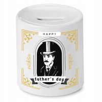 Skarbonka Dla Taty Happy Father's Day Prezent Z Nadrukiem Ze Zdjęciem