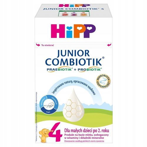 Hipp Junior Combiotik 4 Mleko modyfikowane dla dzieci po 2 roku 550g na Arena.pl