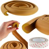 Taśma Piankowa Zabezpieczjąca Kanty Ranty Rogi 2M Brązowa Narożniki Meble