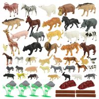 FIGURKI ZWIERZĘTA ZOO ZWIERZĄTKA ZESTAW FARMA ZABAWKA DLA DZIECI SAFARI 58e