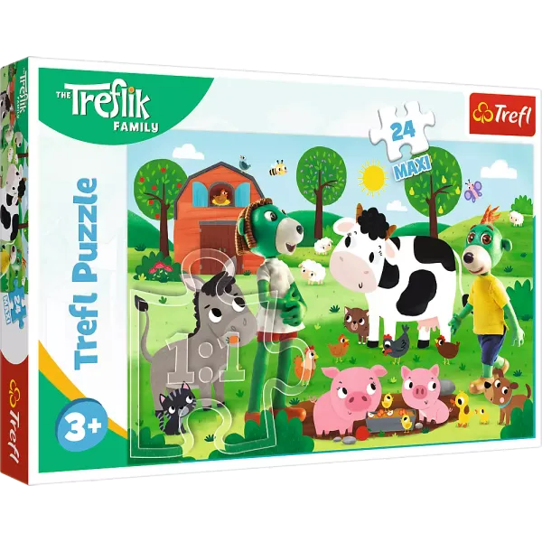 Puzzle 24 Maxi Trefliki Na Wsi Trefl zdjęcie 1