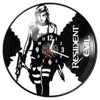 Zegar ścienny z płyty winylowej Resident evil 471.14