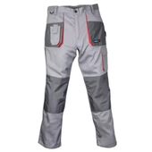 SPODNIE OCHRONNE DEDRA BH3SP-XXL XXL/58, SZARE, COMFORT LINE 190G/M2