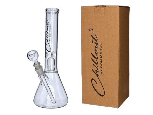 Bongo Szklane Chillout 30 cm Kolba z Perkolatorem Fajka Wodna na Arena.pl