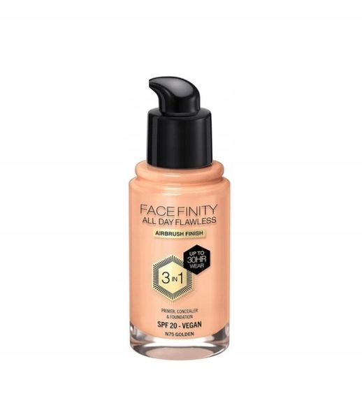 MAX FACTOR Facefinity All Day Podkład kryjący do twarzy 30 ml - N75 Golden zdjęcie 9