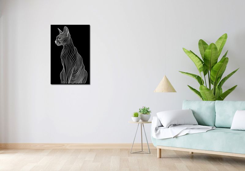 Plakat 53x81cm Minimalny Kontur zdjęcie 4