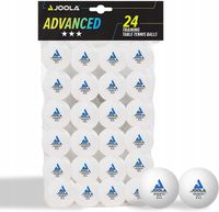 2X Piłeczki do Tenisa Stołowego JOOLA Advanced Training *** 24 szt. - Białe