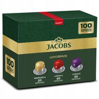 Kapsułki Jacobs Nespresso(r)* Lungo 6,8, Kronung 6, 100 szt, 90+10 GRATIS