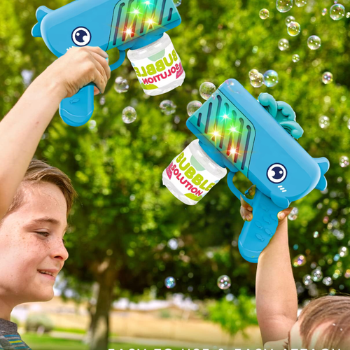 pistolet na bańki mydlane aparat do tworzenia baniek mydlanych + płyn na Arena.pl