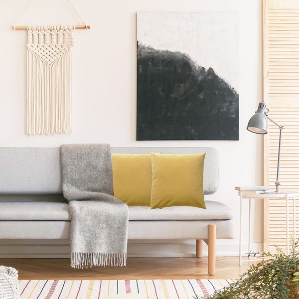 Poszewka 50X50CM ŻÓŁTA SŁONECZNA aksamitna Poduszka dekoracyjna ozdobna zdjęcie 3