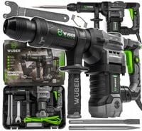 MŁOT WYBURZENIOWY UDAROWY SDS MAX WALIZKA 2 DŁUTA 1400W 20J DO BETONU