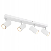LAMPA SUFITOWA PUNKTOWA REFLEKTORY RUCHOME TUBY GLOBO ROBBY 57911-4W BIAŁY