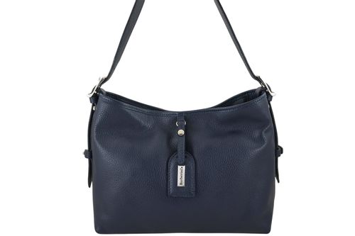 Codzienna torebka damska na ramię - Granatowa na Arena.pl