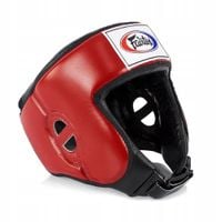 Kask ochronny Fairtex Muay Thai & Kickboxing Competition red M