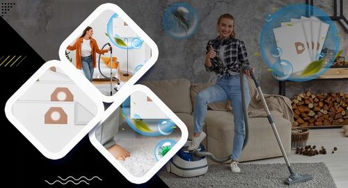 10X WORKI DO ODKURZACZA KARCHER WOREK WD 3 WD3 WD2 WD 6 SE 4001 V17 + na Arena.pl