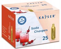 Naboje do wody sodowej gazowanej CO2 25 sztuk