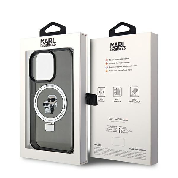 Etui Karl Lagerfeld do iPhone 14 Pro, Czarny, MagSafe zdjęcie 8