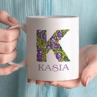 Kubek z imieniem dla kobiety - Floral
