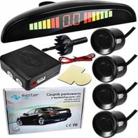 4 CZUJNIKI PARKOWANIA COFANIA LED LCD PARKTRONIC