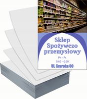 Ulotki A6 reklamowe firmowe 5000szt RÓŻNE WZORY SKLEP SPOŻYWCZO PRZEMYSŁOWY