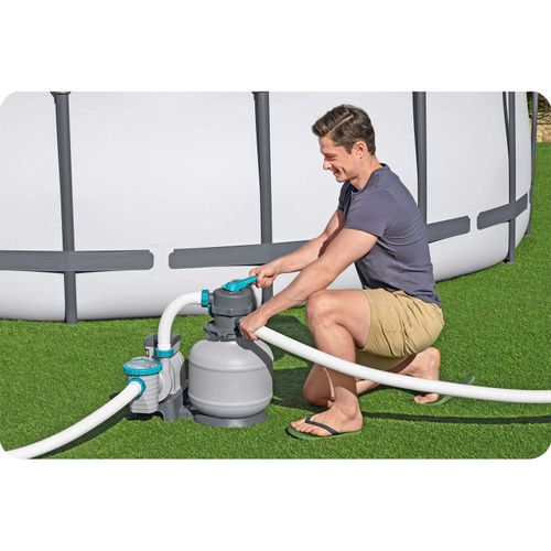 Pompa piaskowa 8327 l/h Bestway 58499 +piasek 25kg na Arena.pl